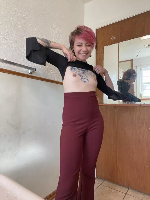 Only react if youโd suck on my little A cups ๐