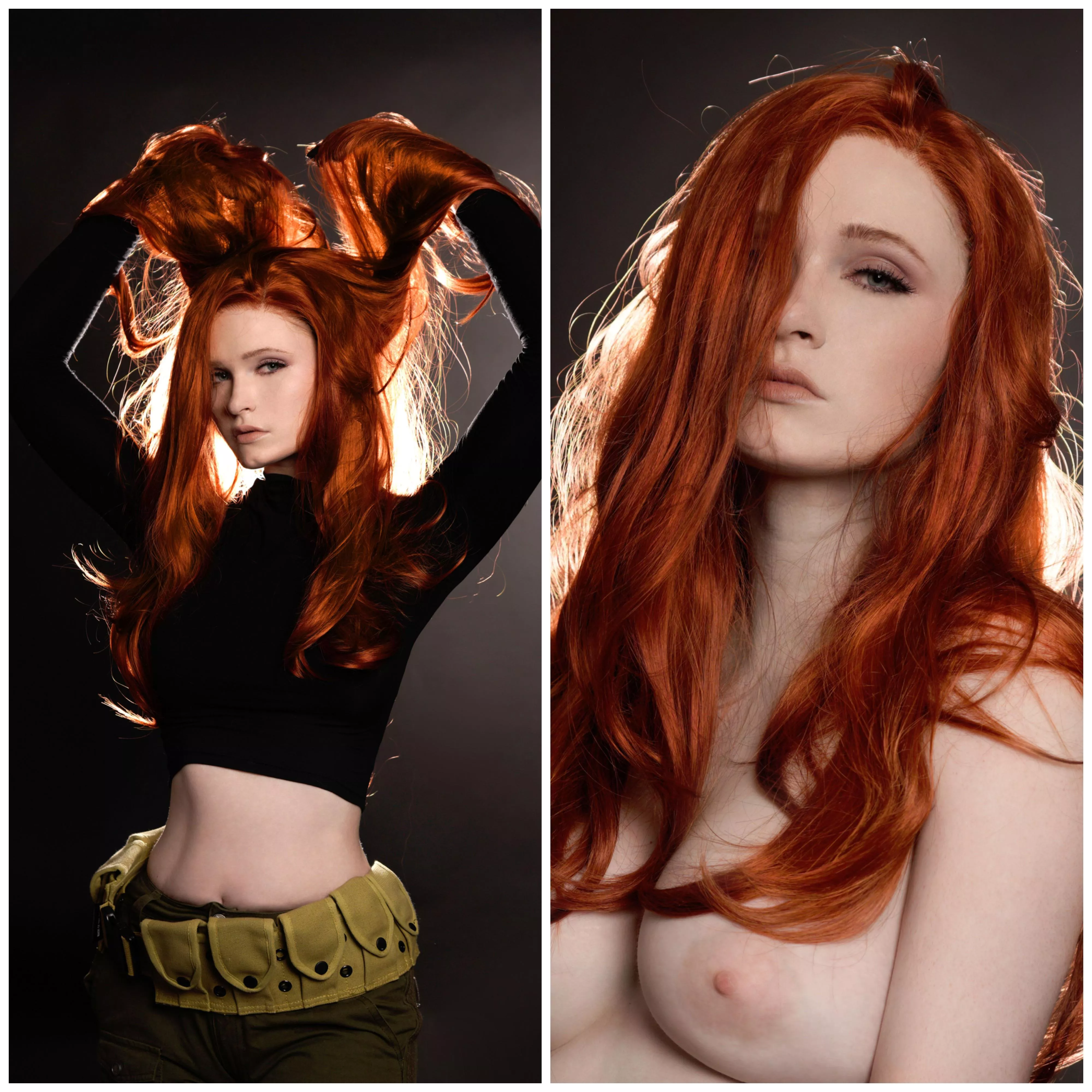 On/Off version of my Kim Possible cosplay! (✿◠‿◠)