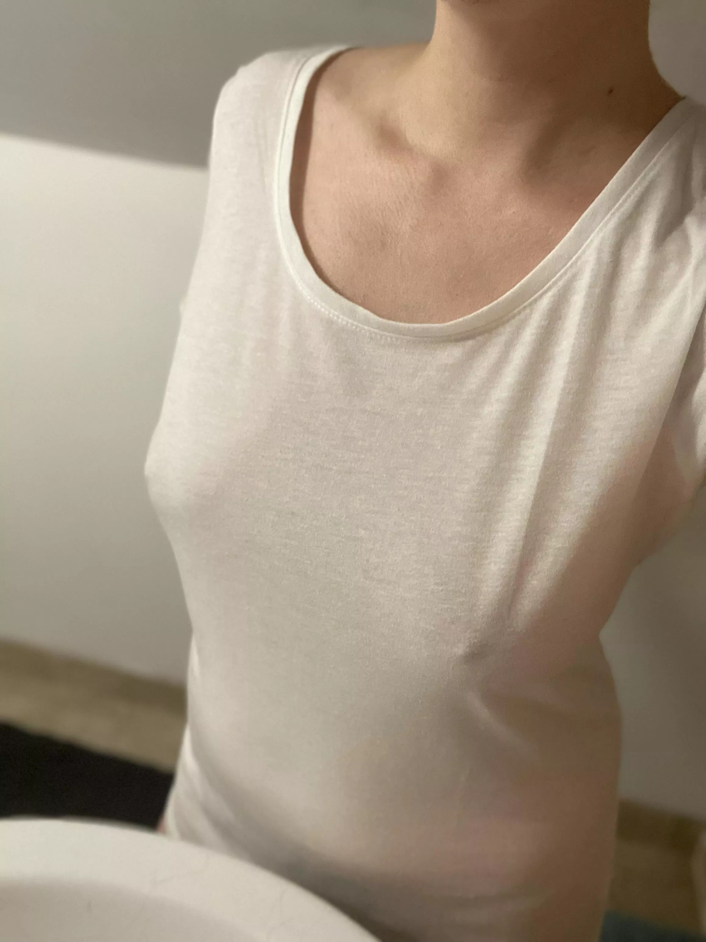 Oops my bra fell off