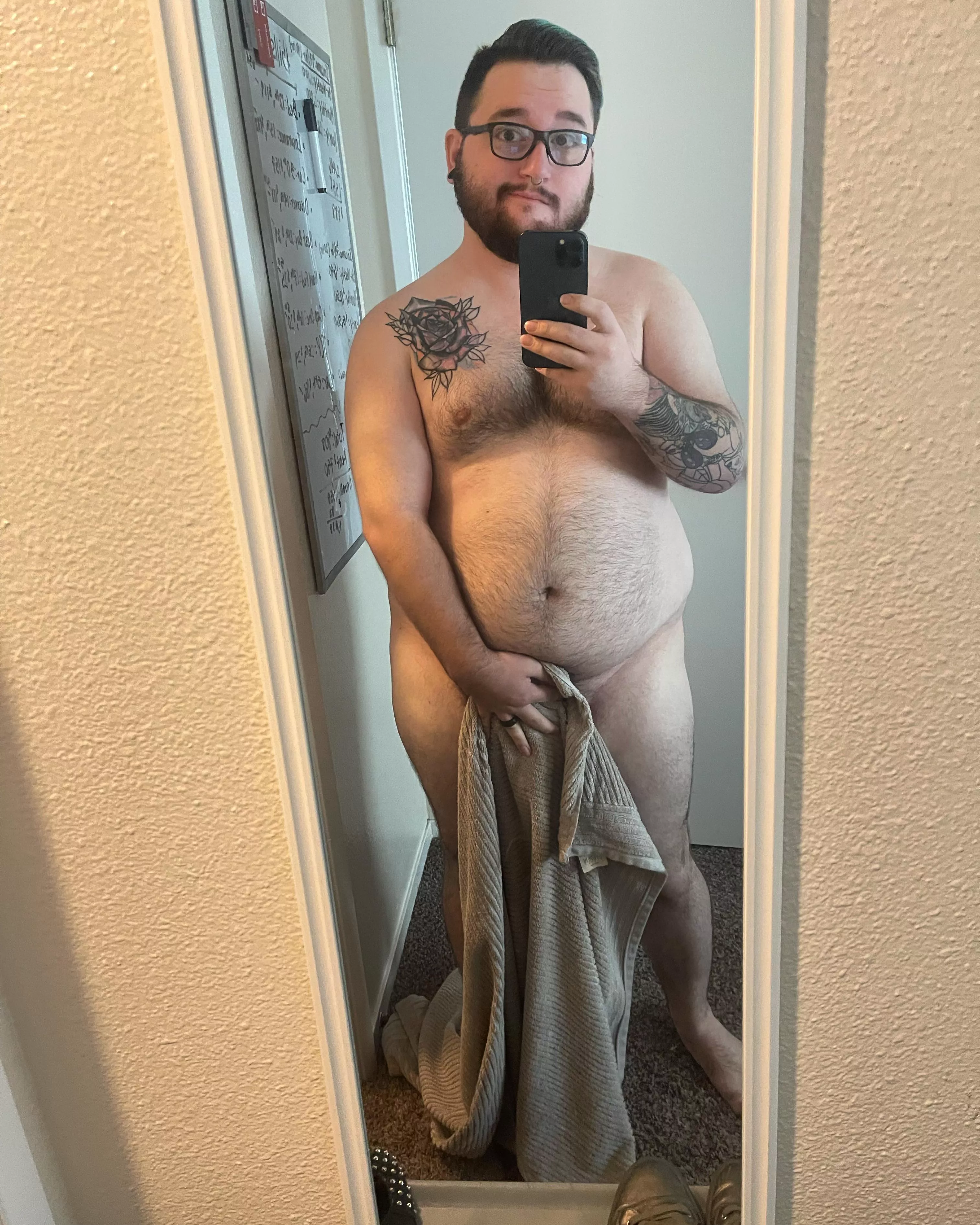 Oops my towel is slipping Instagram•twitter @justalostbear