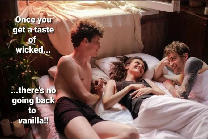 Or if you do go back to vanilla it's sad. A taste is almost worse than not ever trying. Ha