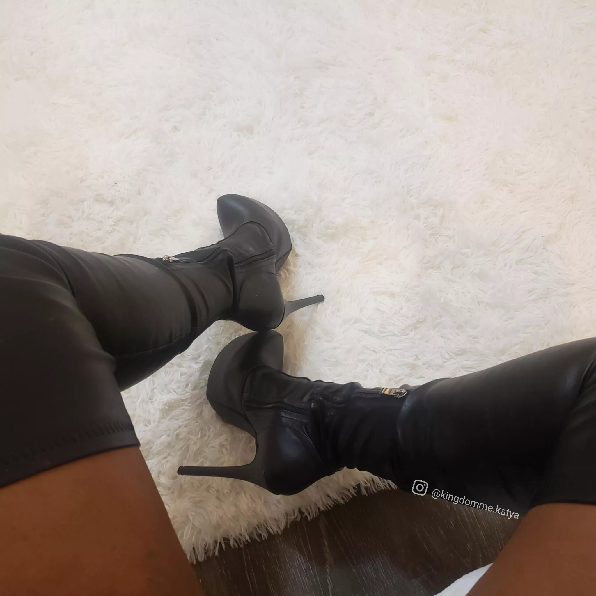 OTK leather platform boots!