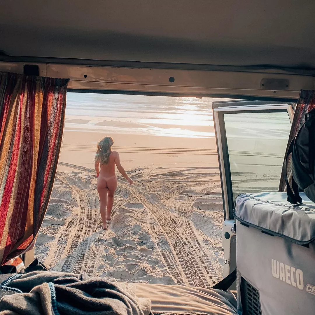 Out of bed, to morning swim.