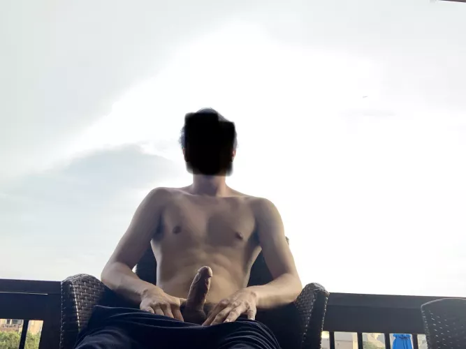 Out on my back patio