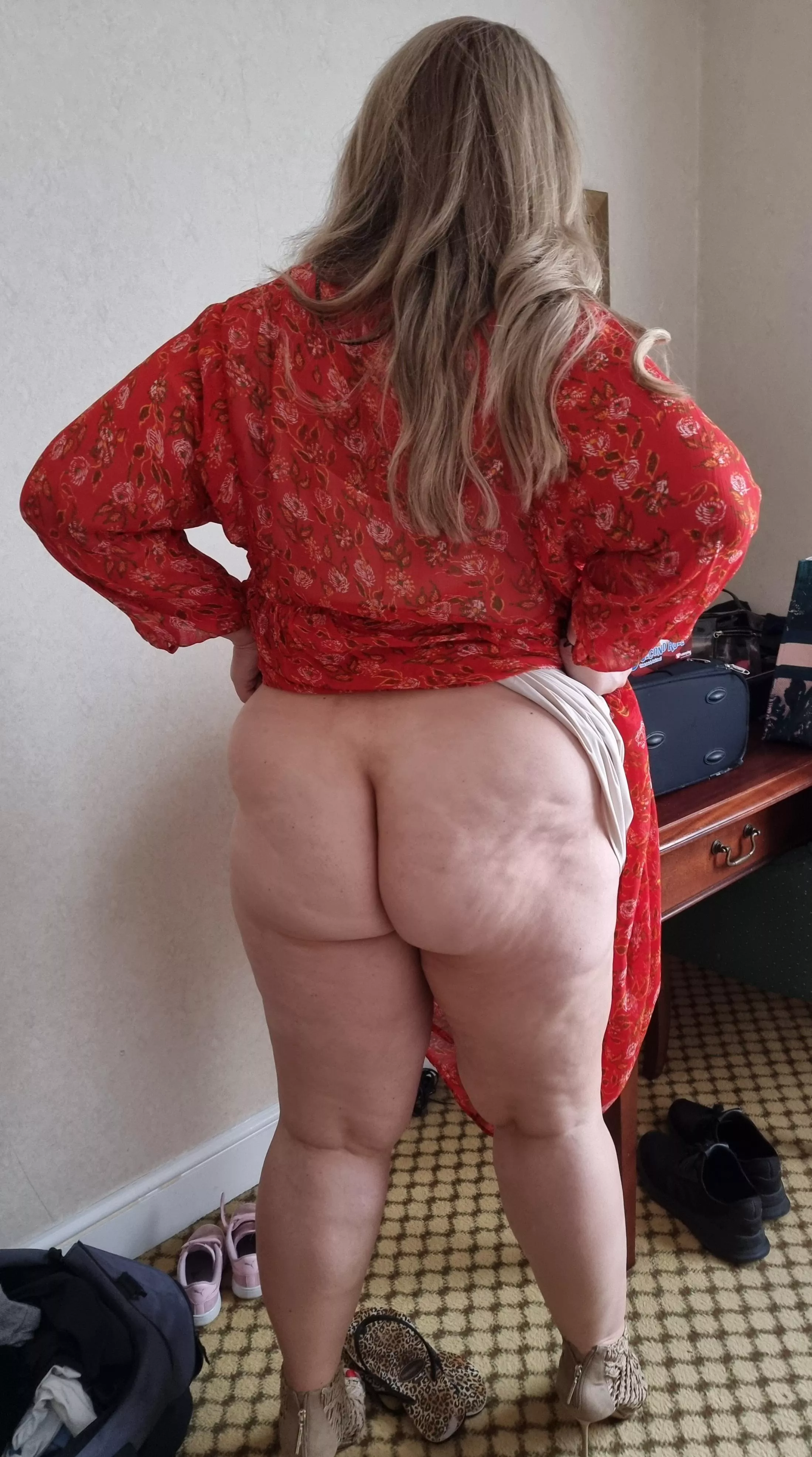 Out out with no g-string 😉