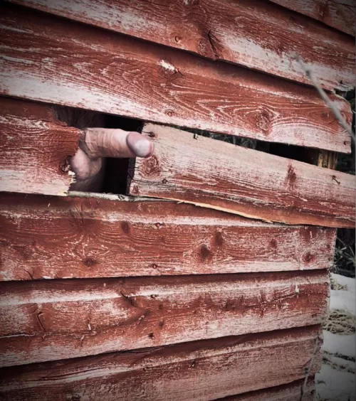 Outdoor glory hole