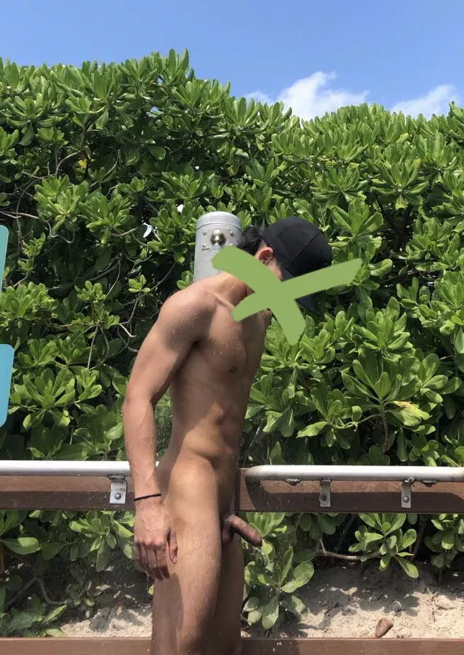 Outdoor showers are the best