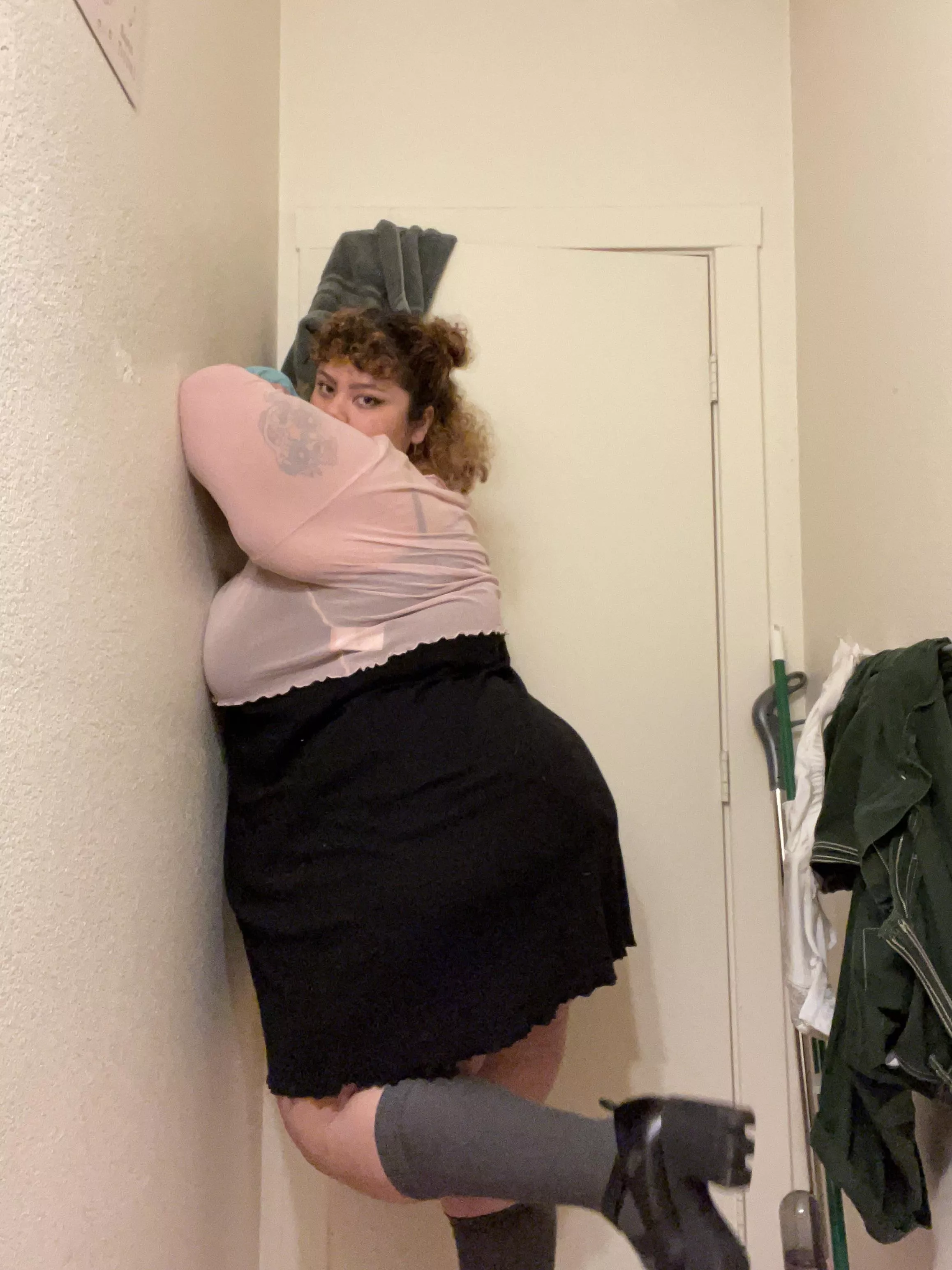 Outfit was too cute not to be seen by anyone !!