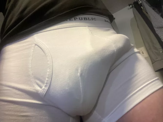 Outline in boxer briefs