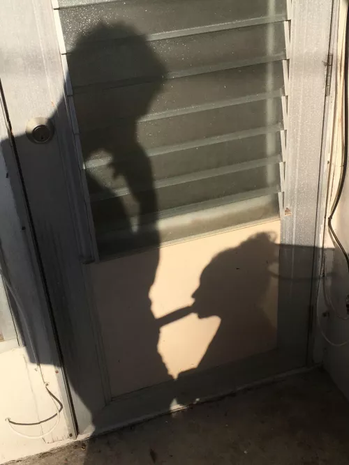 Outside
