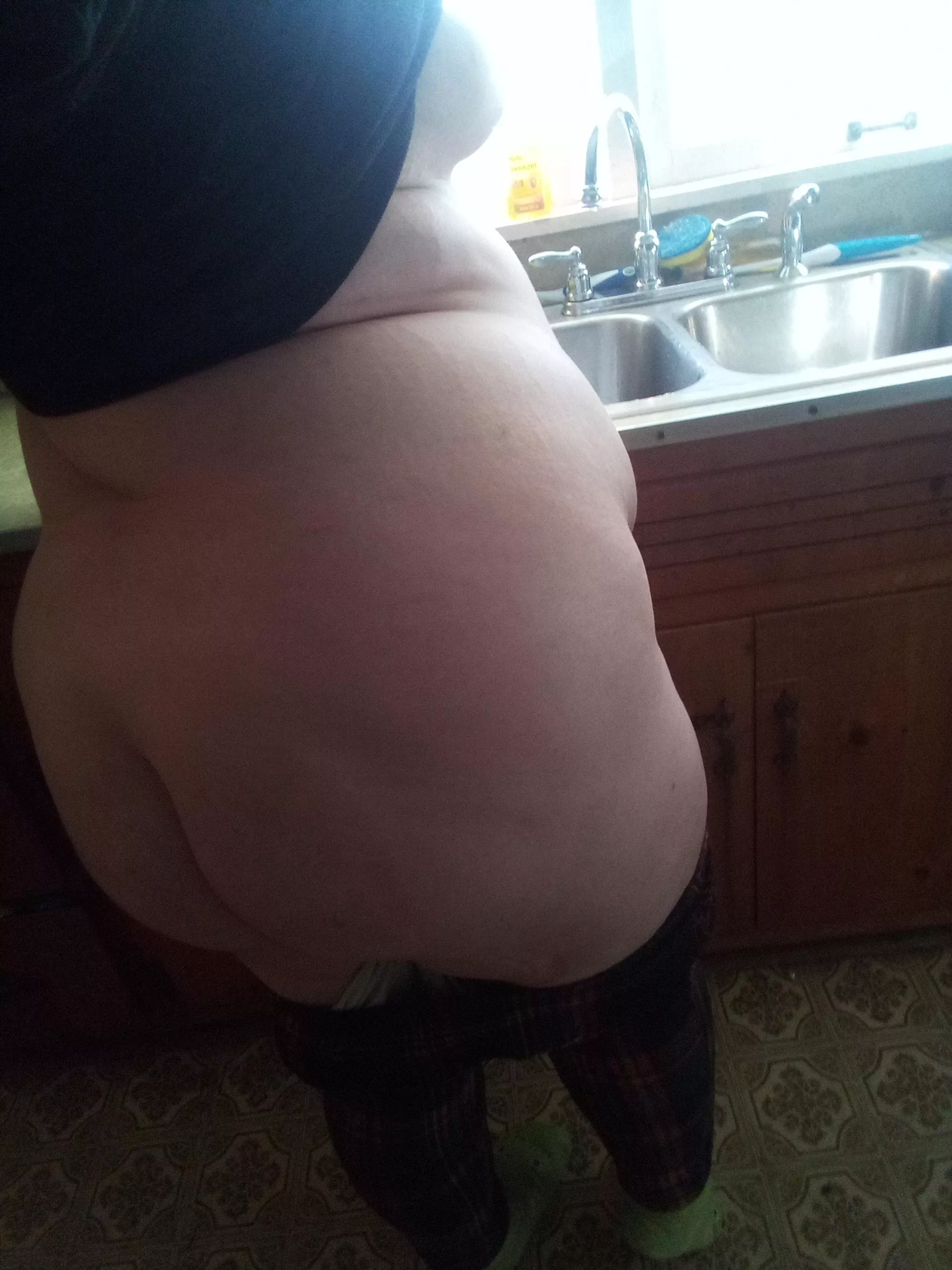 Over the sink?