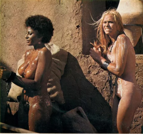 Pam Grier and Margaret Markov. The Arena (1974)