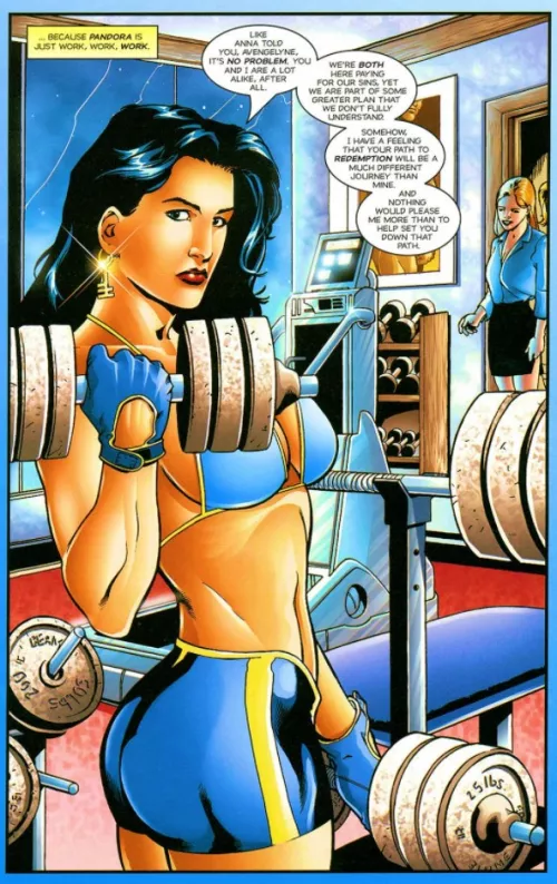 Pandora's Workout [Avengelyne: Bad Blood #0]