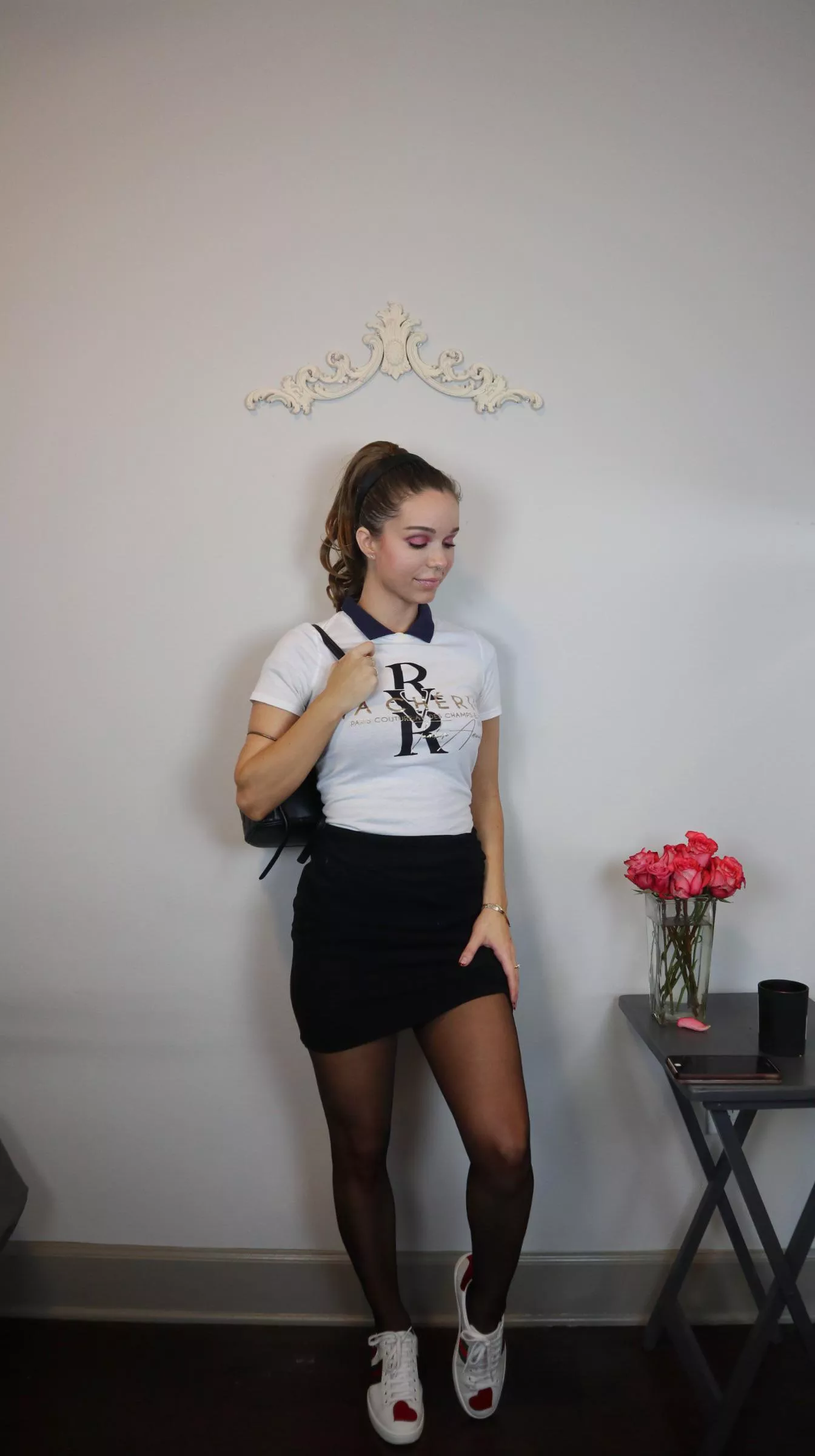 Pantyhose and sneakers ?