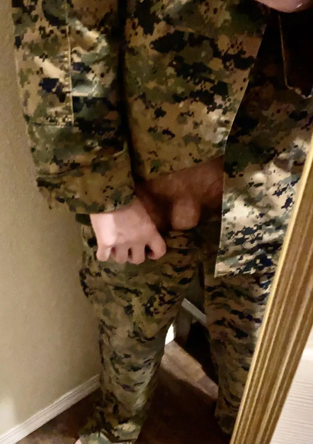 Partial semi in the hot clothing 🥵