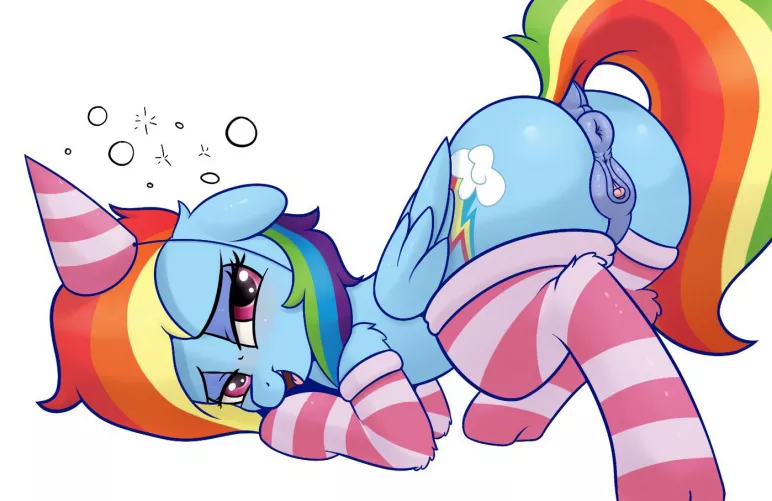 Party Dashie (collab: HeavyMetalBrony and yelowcrom)