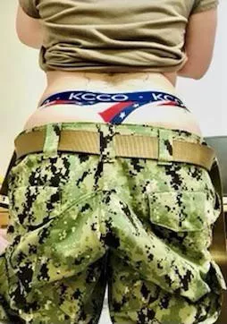 Patriotic in and out of uniform! Patriotic in and out of uniform!