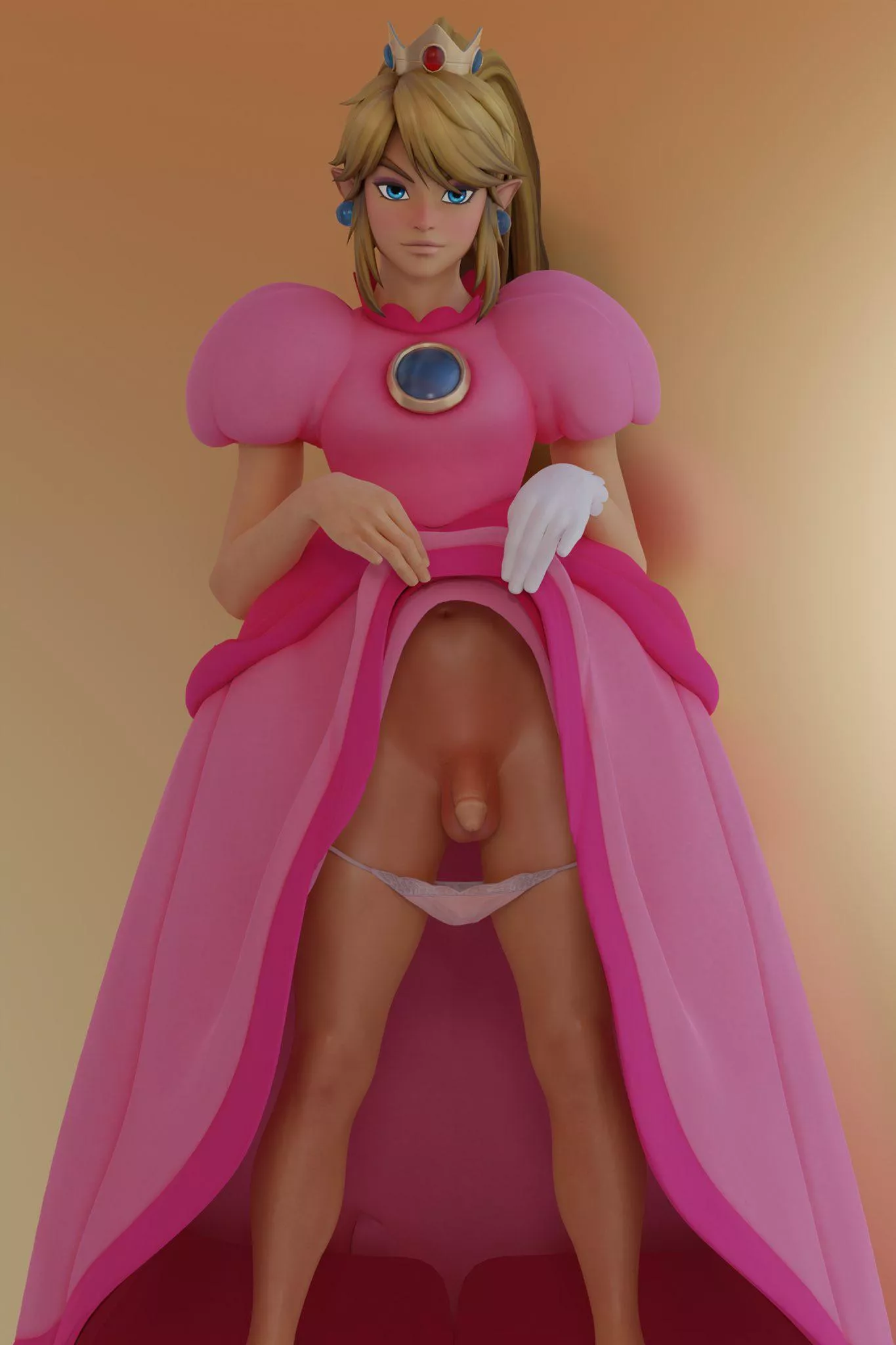 Peach looks a bit different…(emberstock)