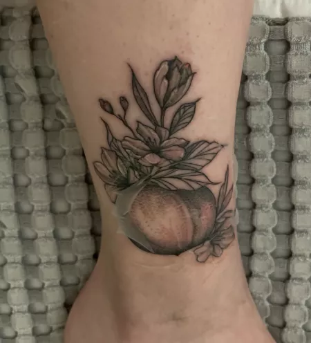 Peach tattoo