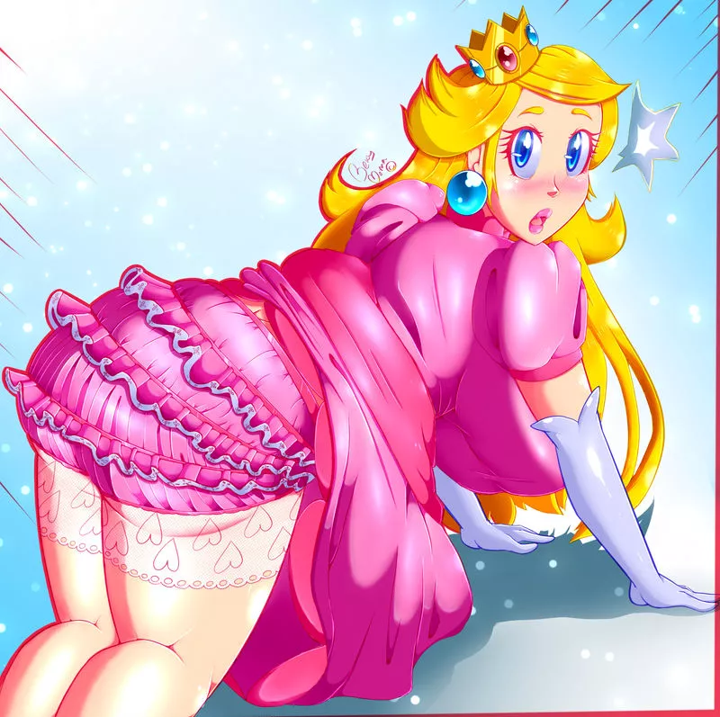 Peachy Commission by BexyMoma