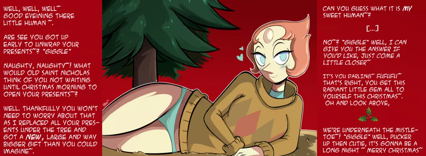 Pearl seduces you on a festive eve's night [merry christmas] [alien] [vanilla] [implied sex] [sweet] [christmas] [xmas] [f4a] [Artist: StewsSpicyBlog]