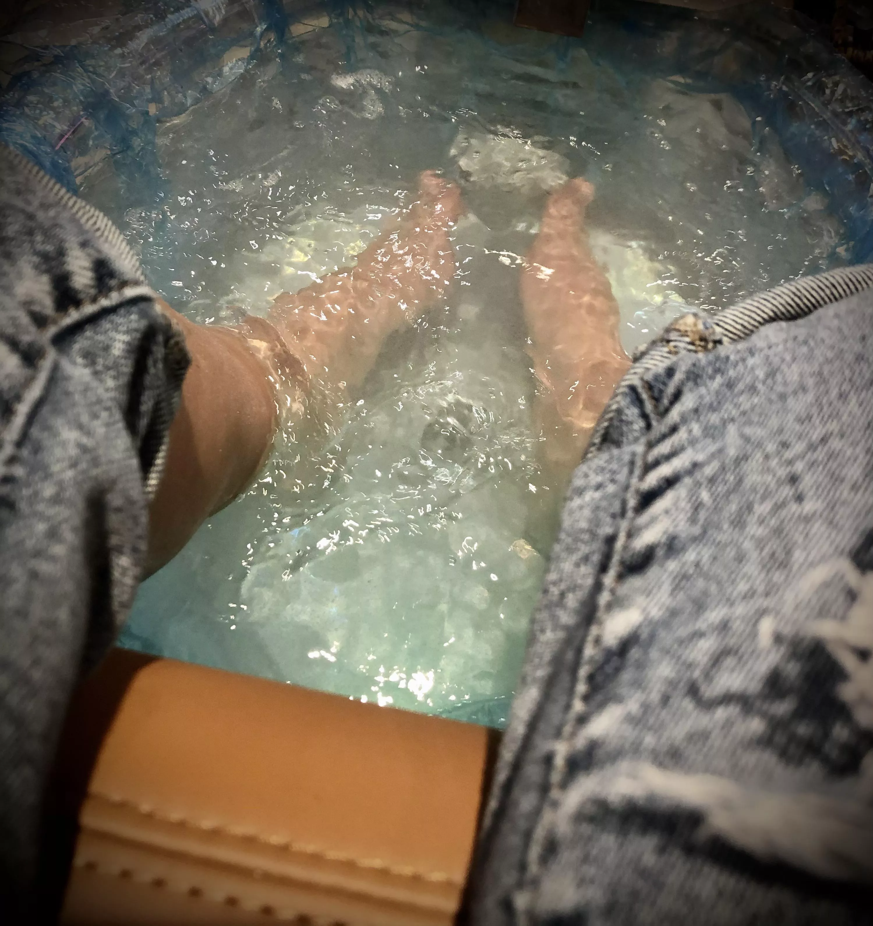 Pedi time! I’ll be showing them off soon. Stay tuned.
