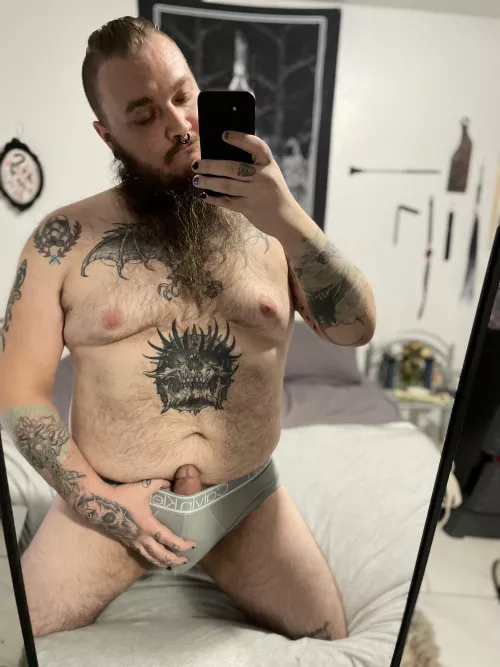 Peeking out π