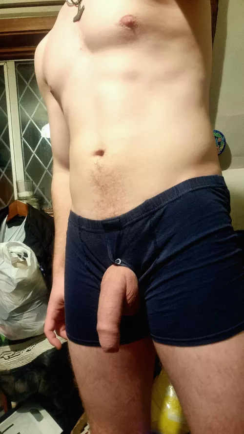 Peel it back and lick my tip