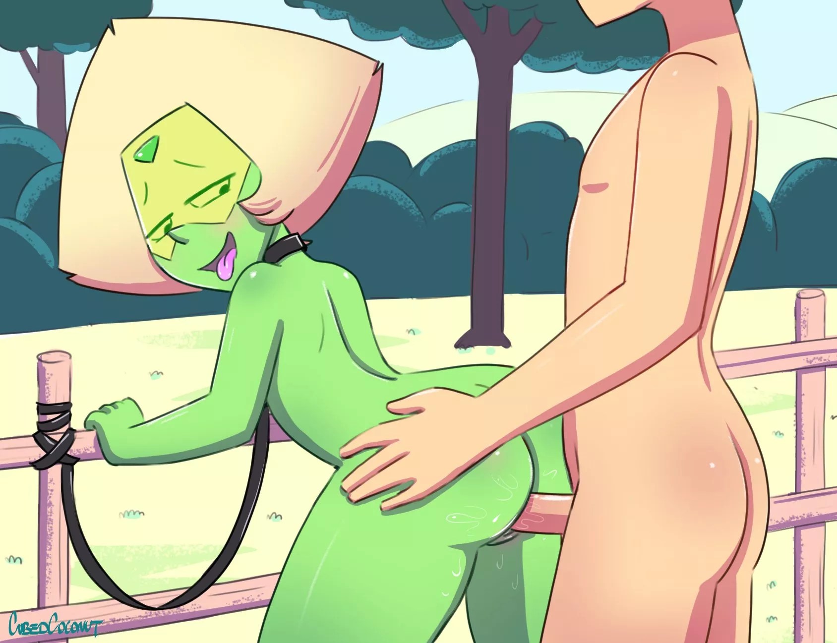 Peridot may have developed a paraphilia or two living in the barn (CubedCoconut) Peridot may have developed a paraphilia or two living in the barn (CubedCoconut)