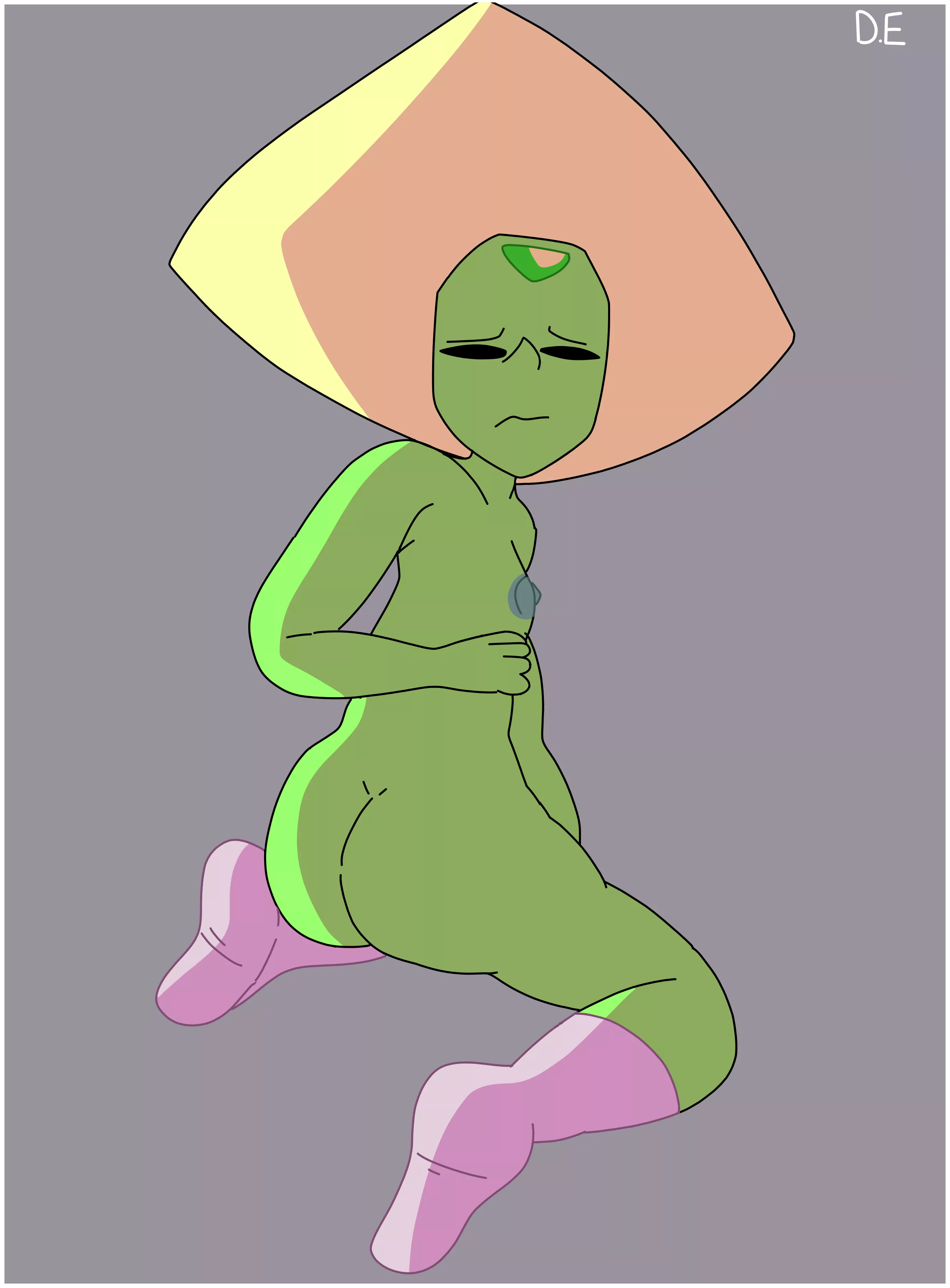 Peridot Steven Universe Porn Ass - Peridot porn butt she is only wearing socks nudes by Drawinecchi