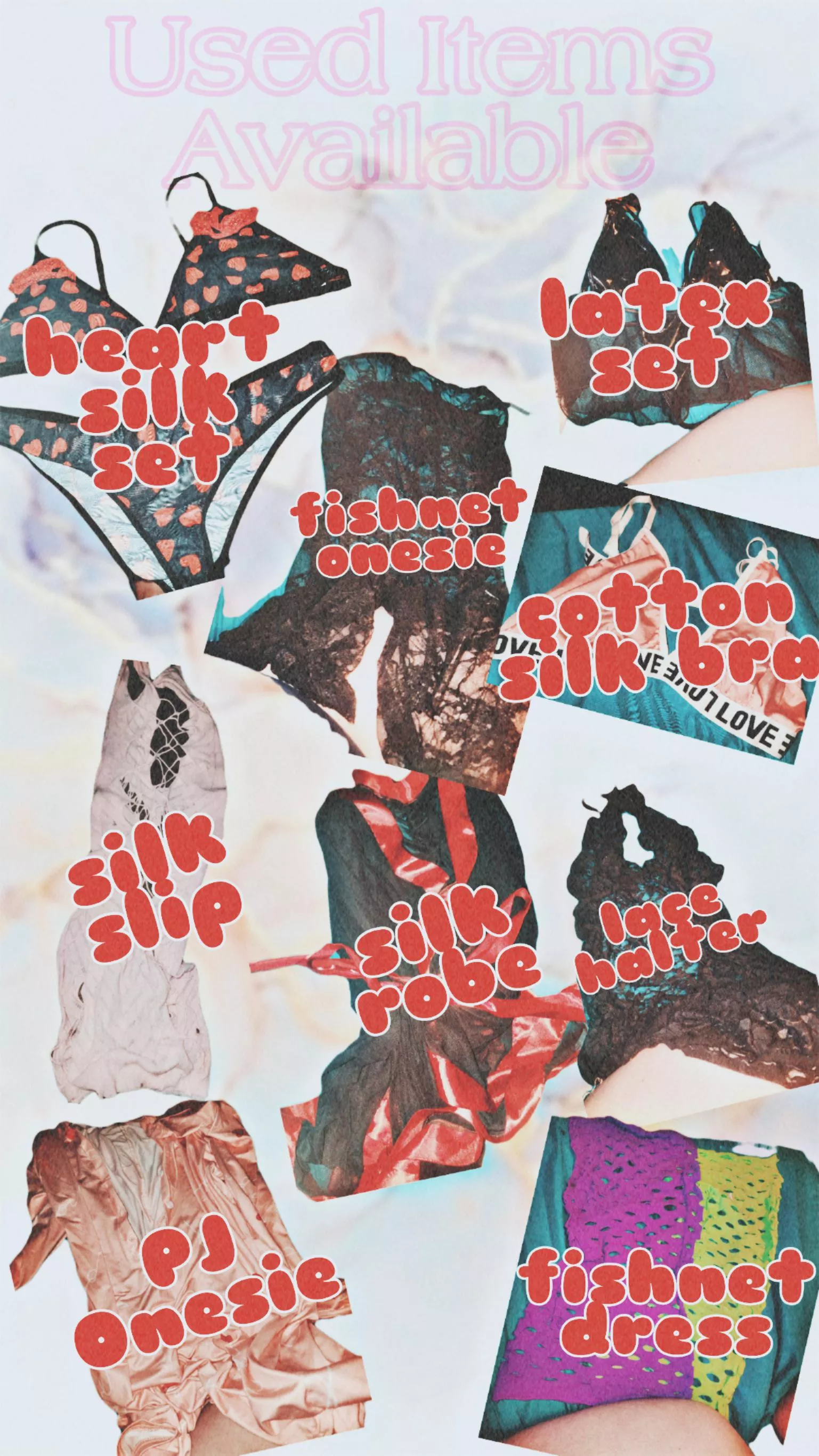 🦈🩸PERIOD WEEK🩸🦈 Used Items/Vials/Lingerie Sets available! [Kik] [selling] ....message me love! 💌kik @yunalescaxo_ 👻SNAP @yunalescaxoxo