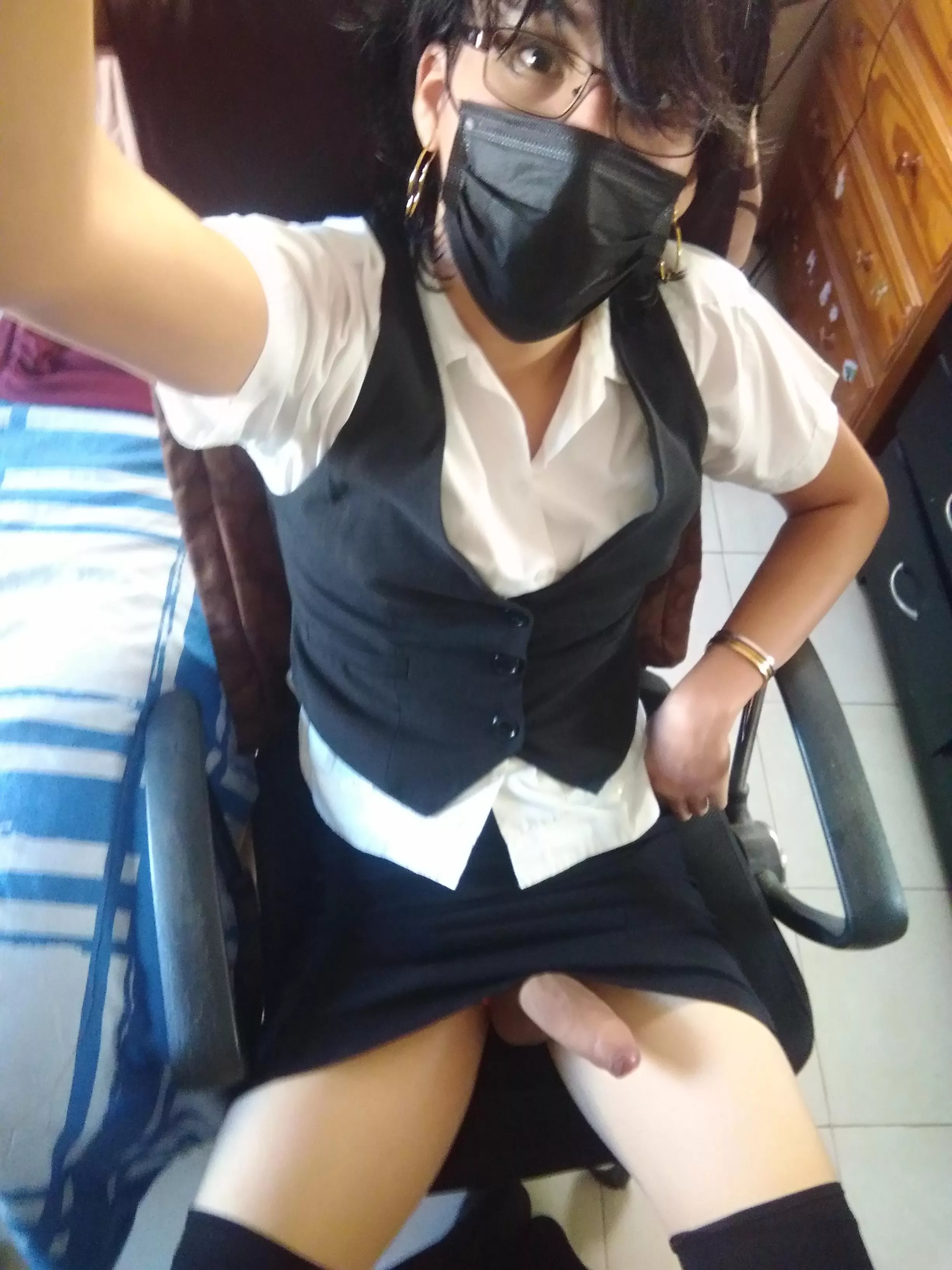 Personal sissy secretary