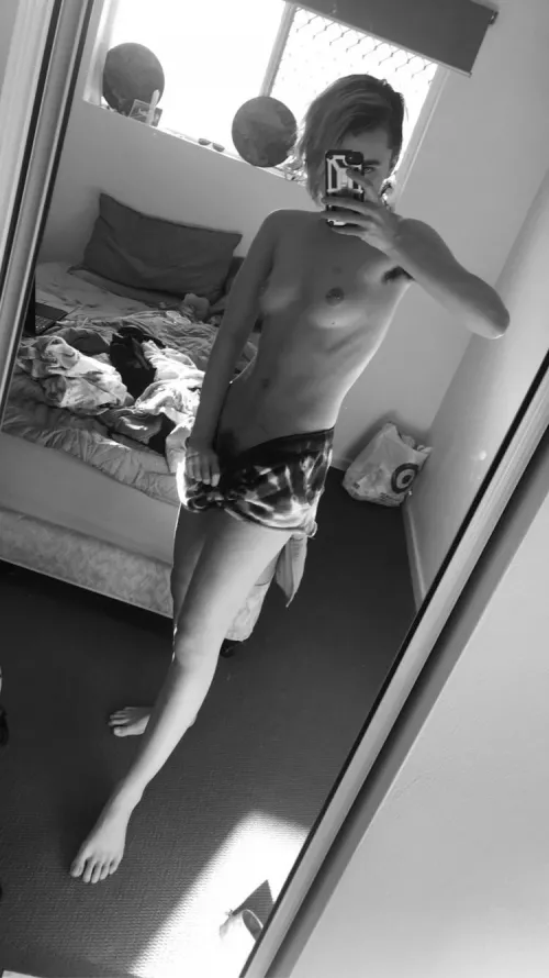 Pierced tits, hairy pits.