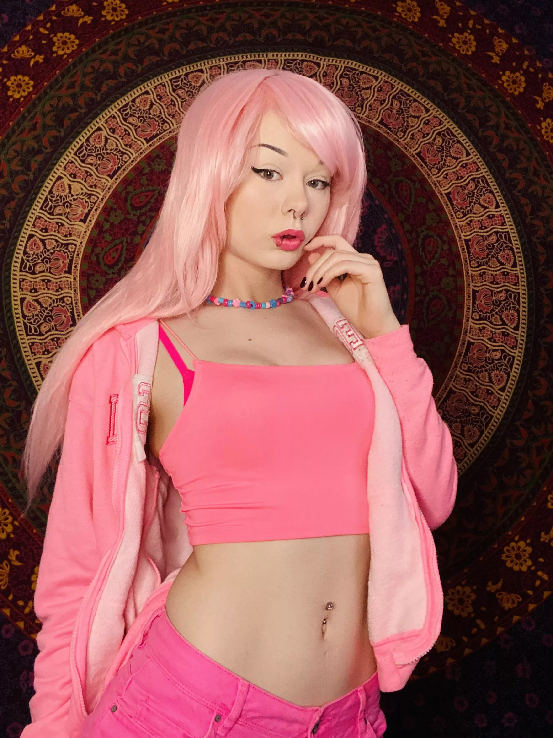 Pink to make the boys…wink