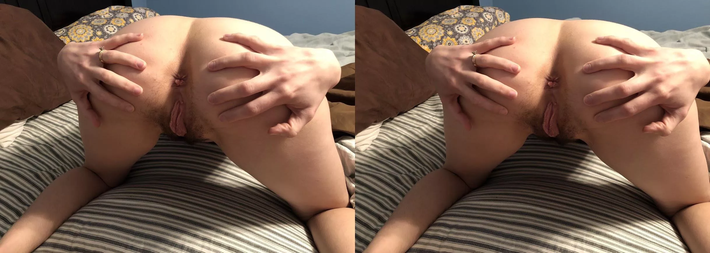 Playing around with a cross view app, decided to take some pics of my wife.  nudes by CBZIII
