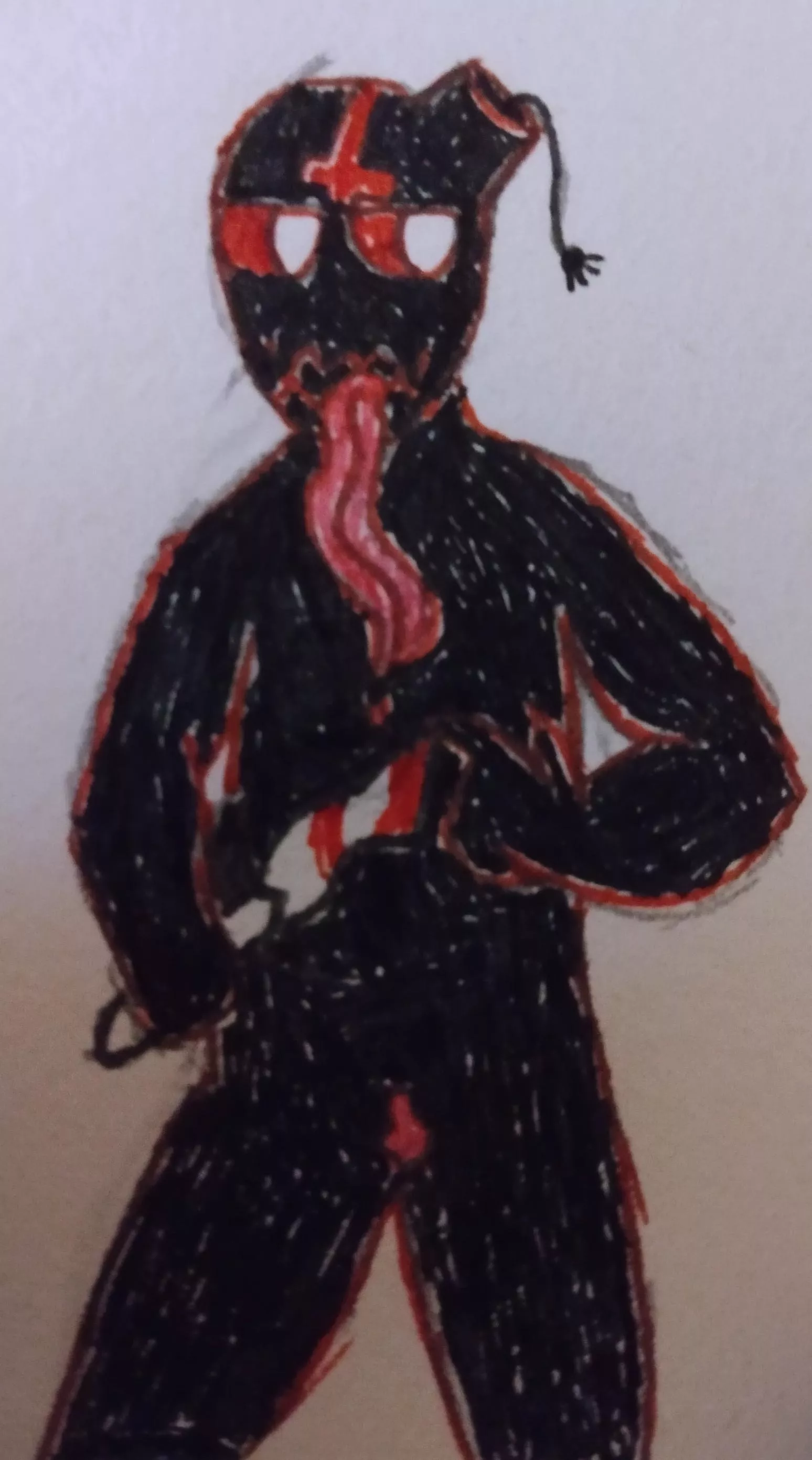 Playing with his design Playing with his design