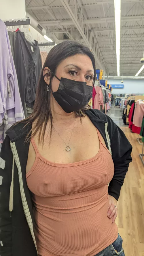 Poking out at Walmart 😅