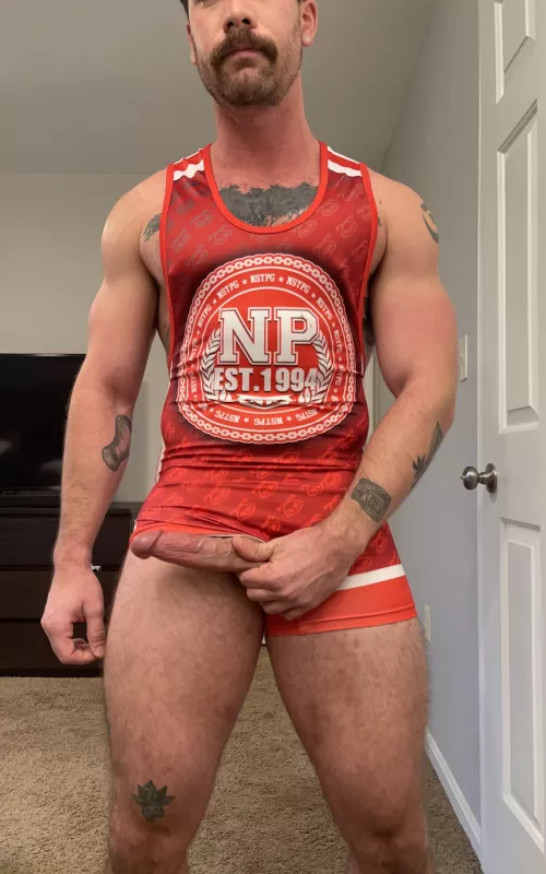 Poking out of my singlet