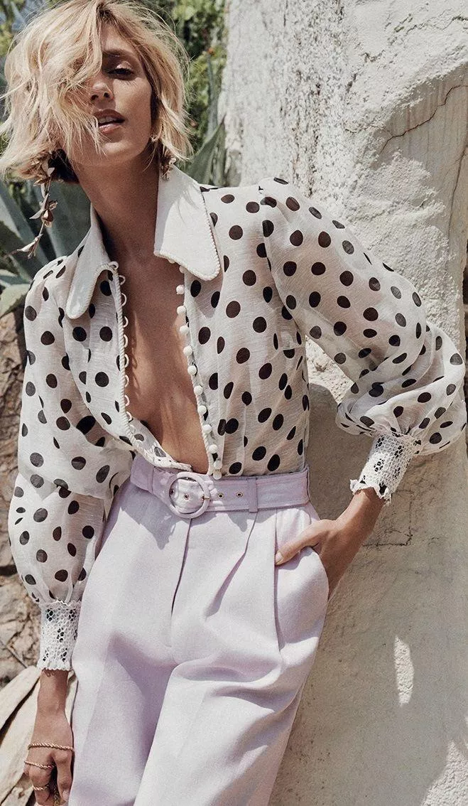 Polka Dot Blouse