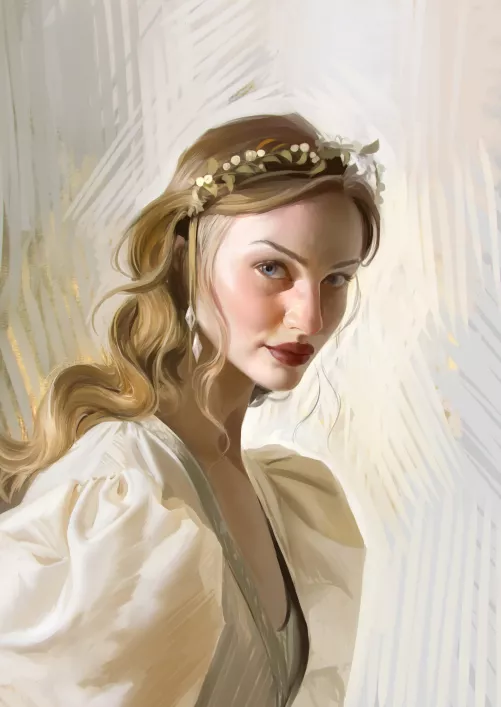 Portrait of Clara by Justine Florentino