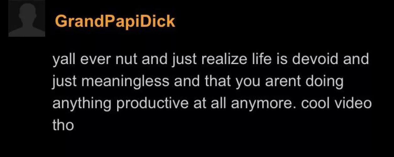 Post Nut Depression ๐