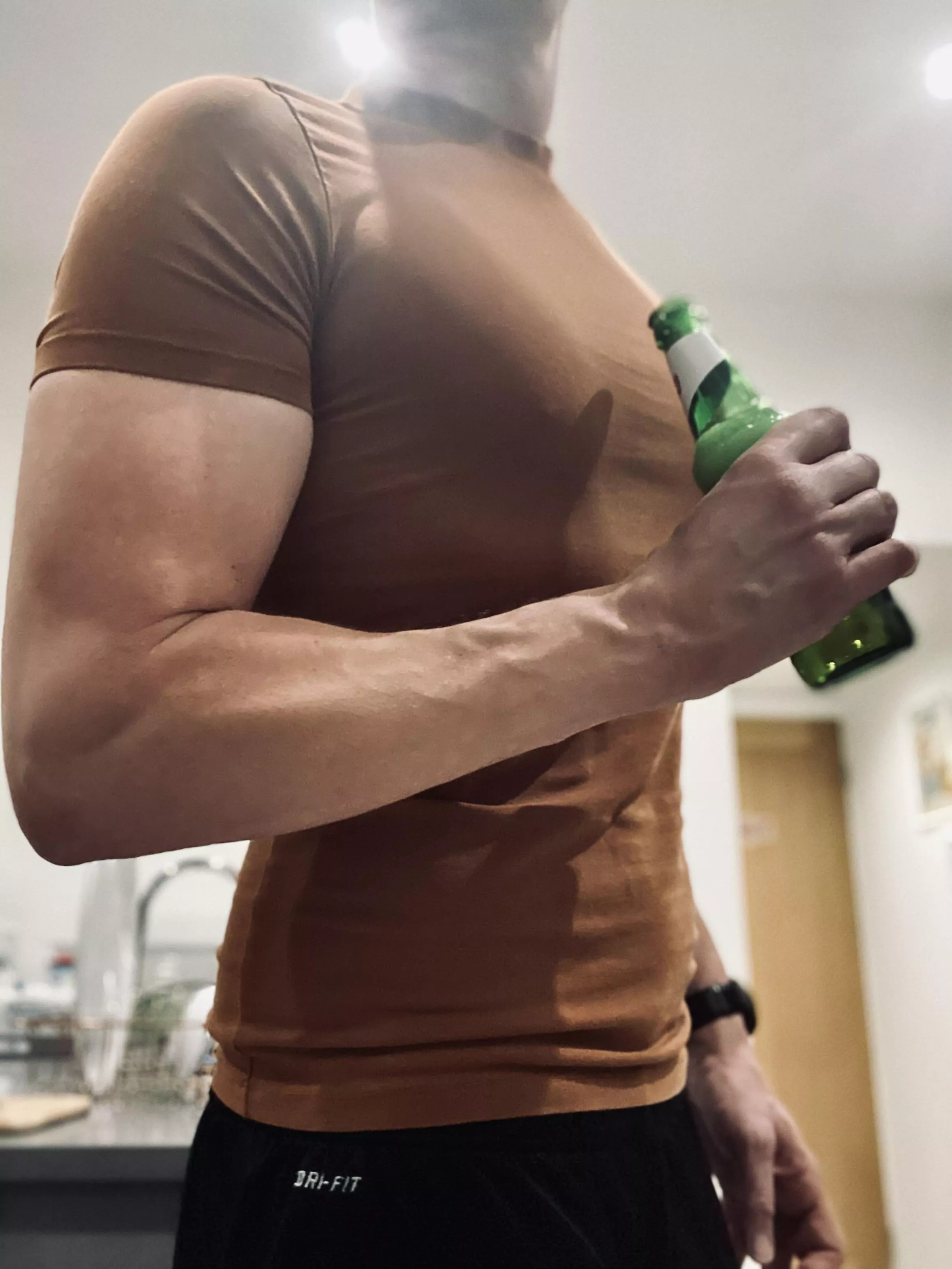 Post workout beer… why not..