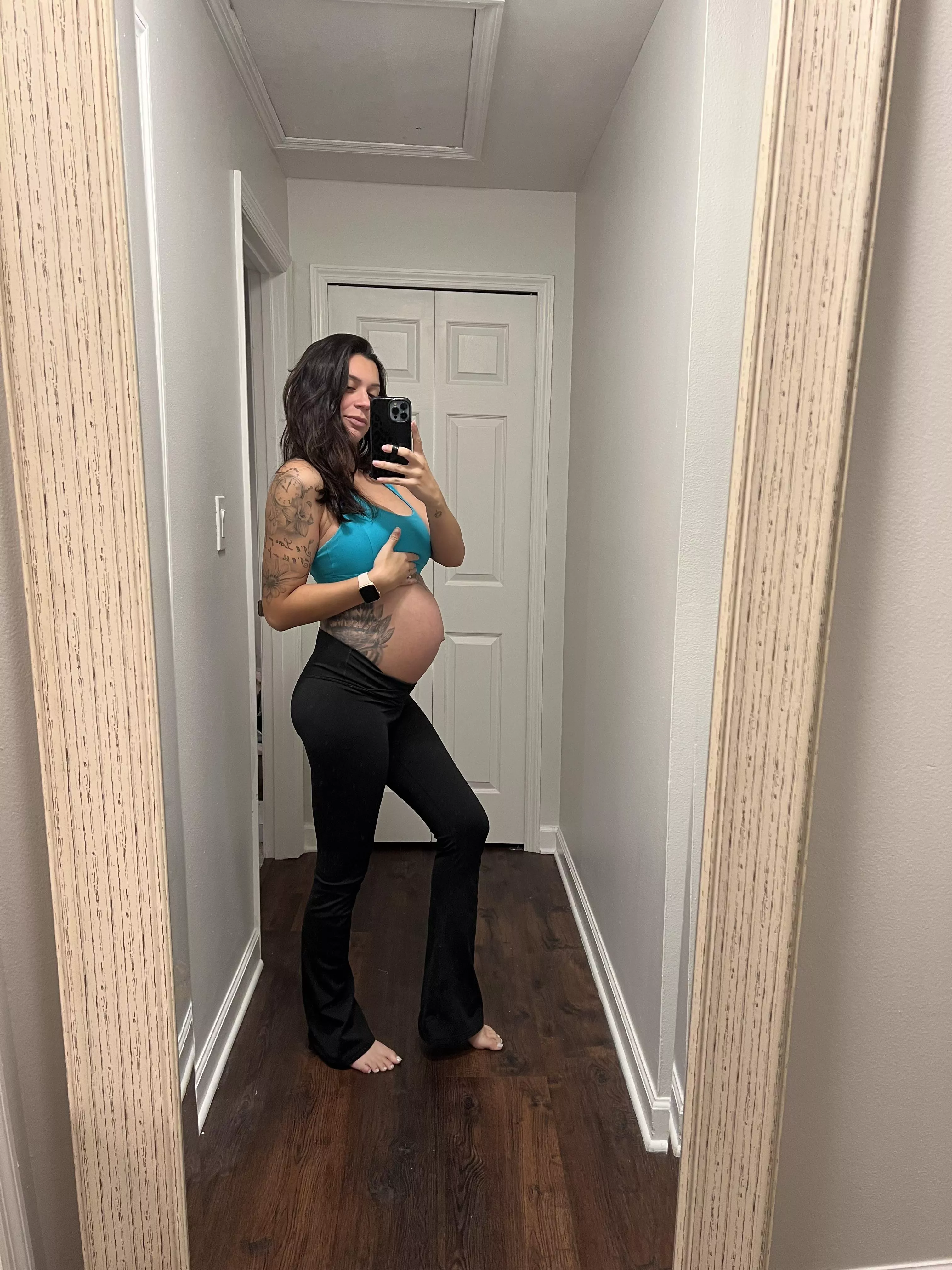 Post workout belly 🤰🏻