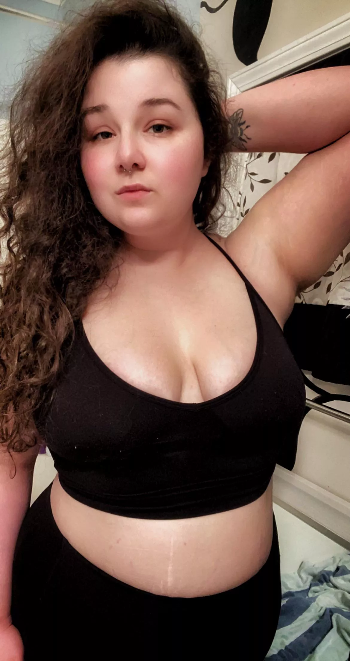 Post workout workout selfie 😊 was feeling a little fierce!