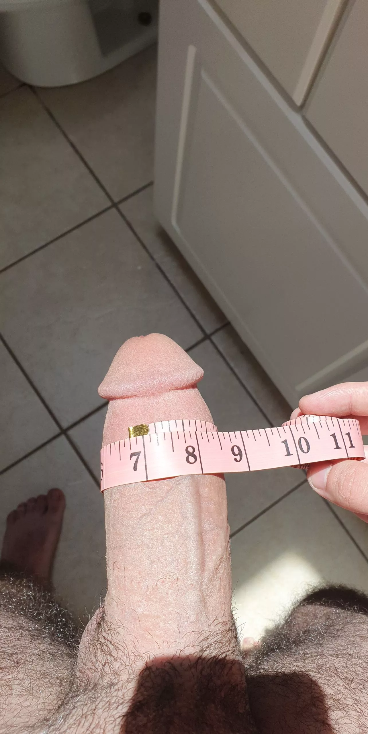 Posted this on my snap a while ago for a visual[7 inches in length and girth] 😈🙈
