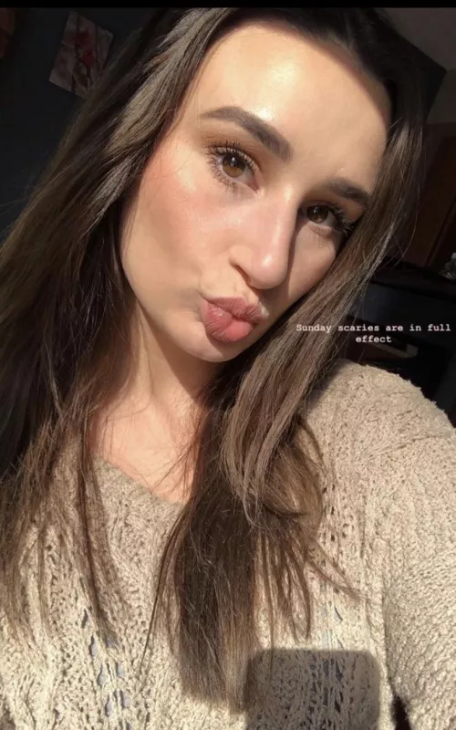 Pouting always helps