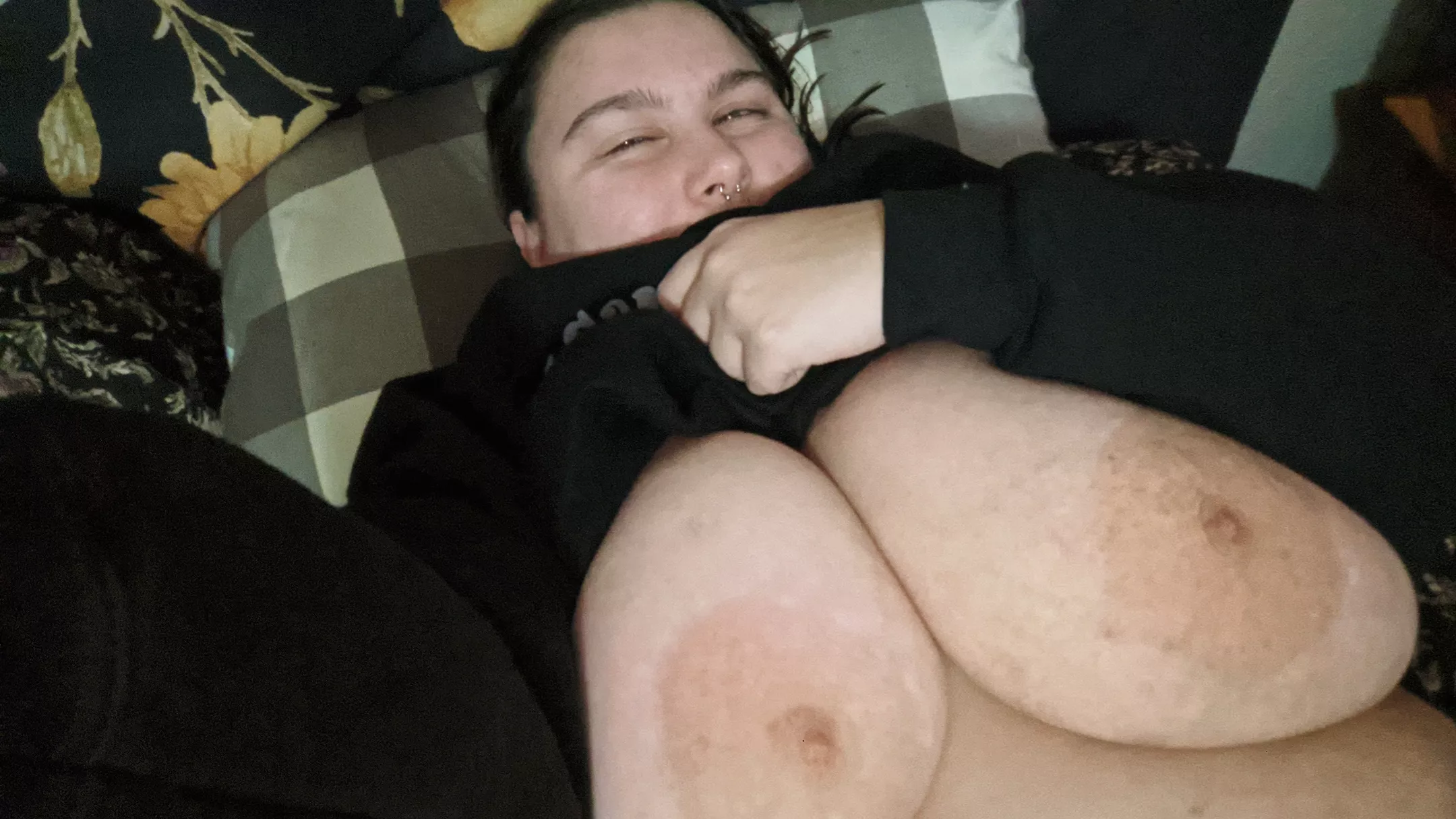 POV I flash you before you kiss me goodnight