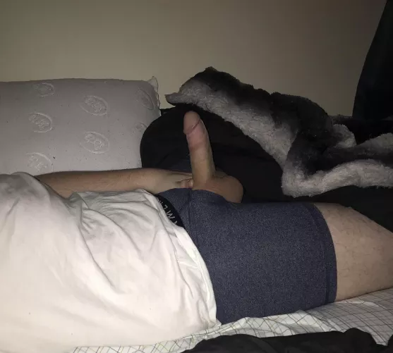 POV you snuck in and saw me. Now you’re here and I’m hard