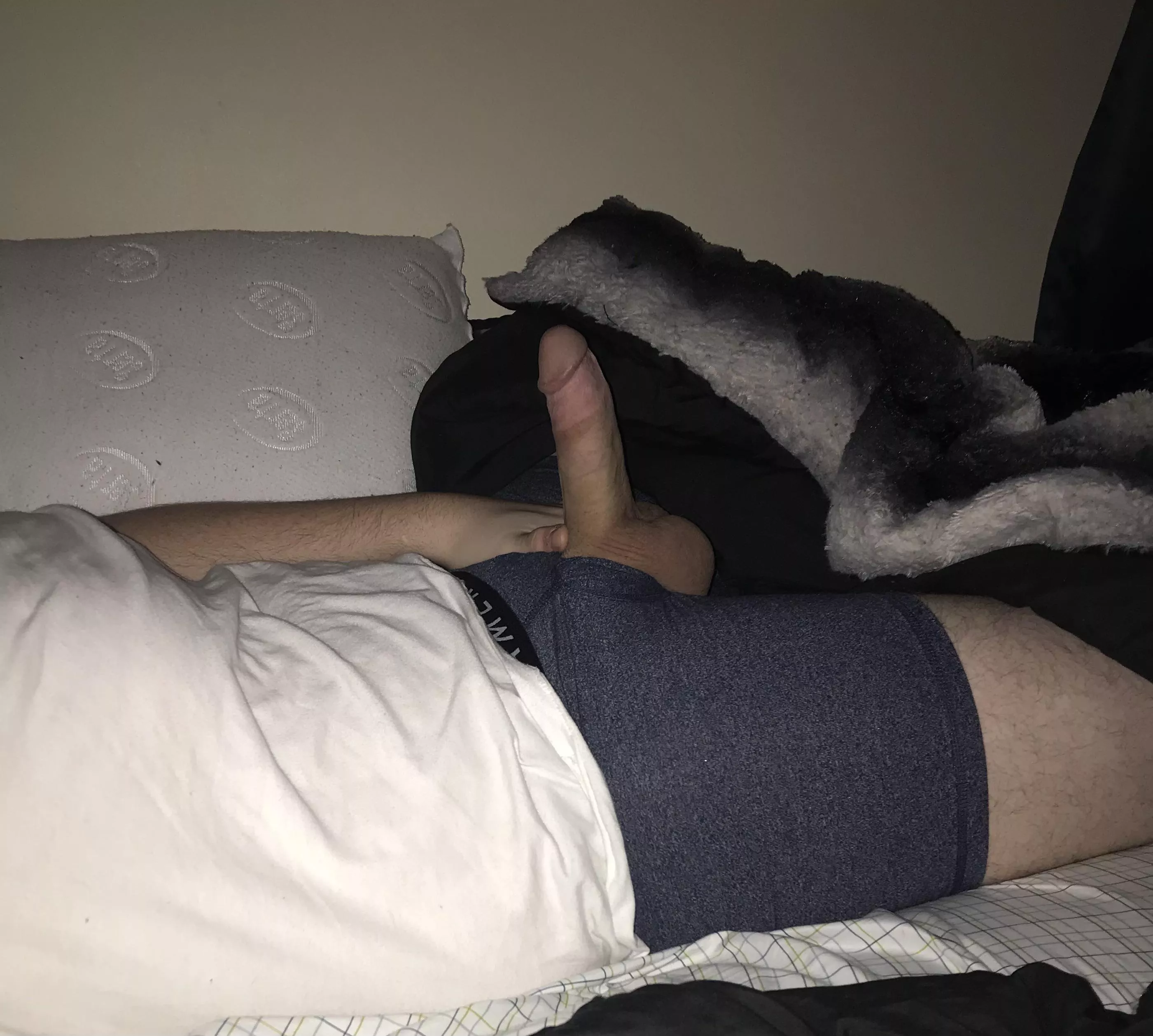 POV you snuck in and saw me. Now you’re here and I’m hard