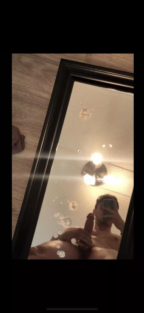 POV your face is the mirror